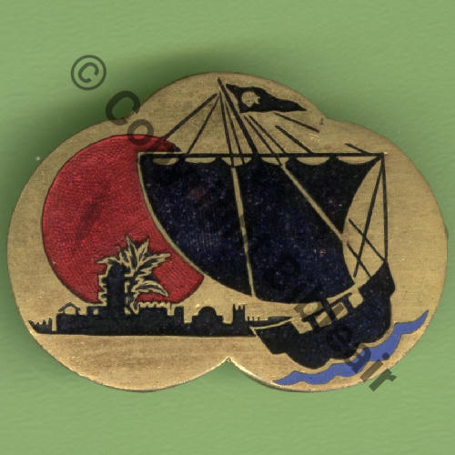 A1048 1946 NH  ELA.51 BA.188 Vague bleu clair DJIBOUTI Email  DrPN+Bol Dos lisse Src.Y.GENTY 